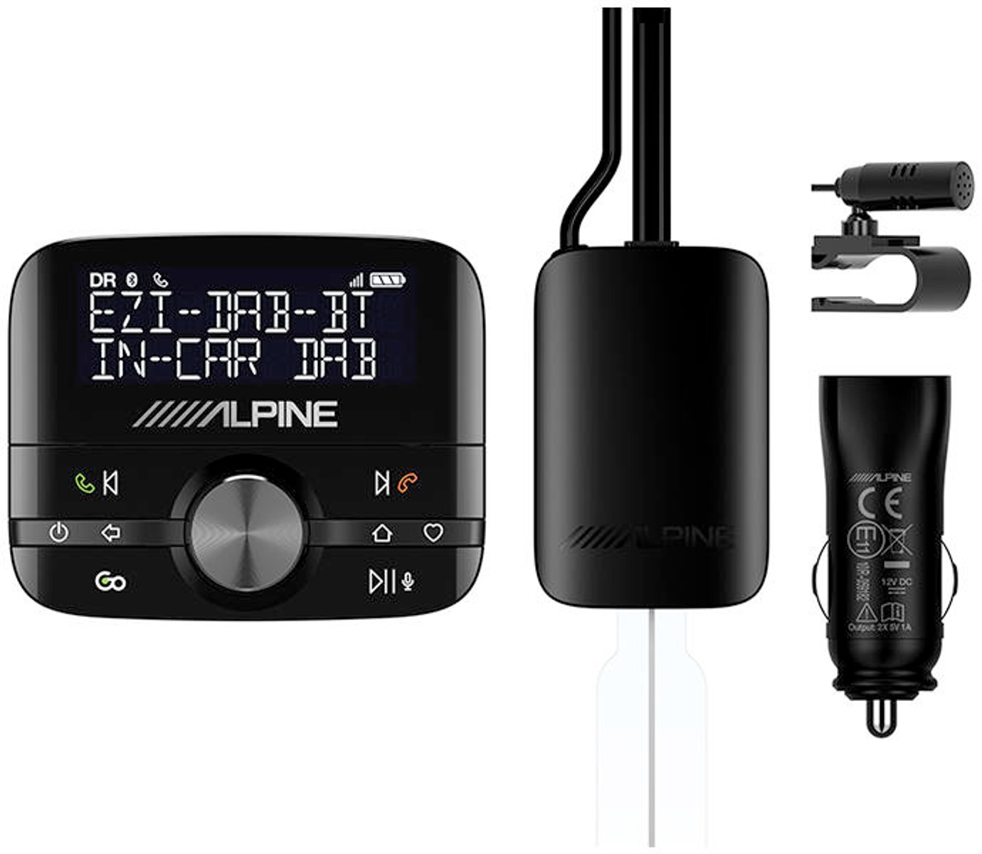 Przykład uniwersalnego tunera - Alpine EZI-DAB