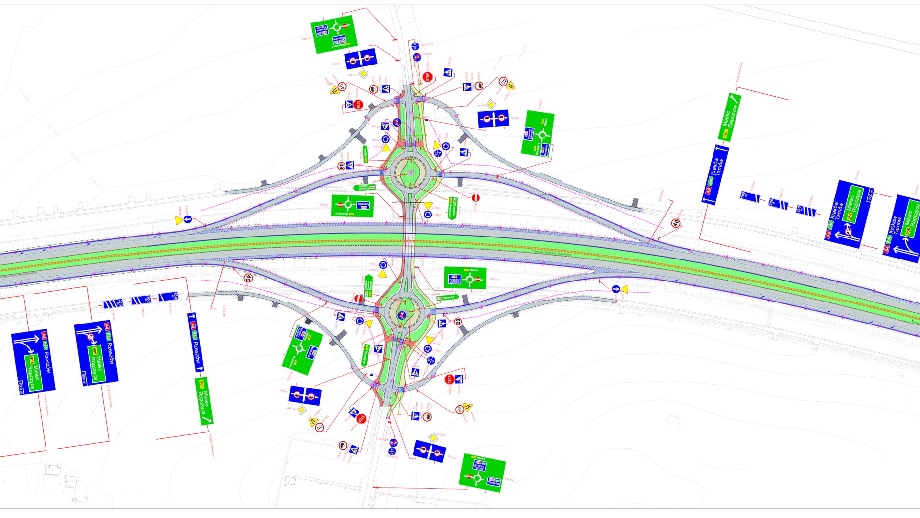 9 ofert na budowę nowego węzła na autostradzie A4 w Ostrowie k. Ropczyc