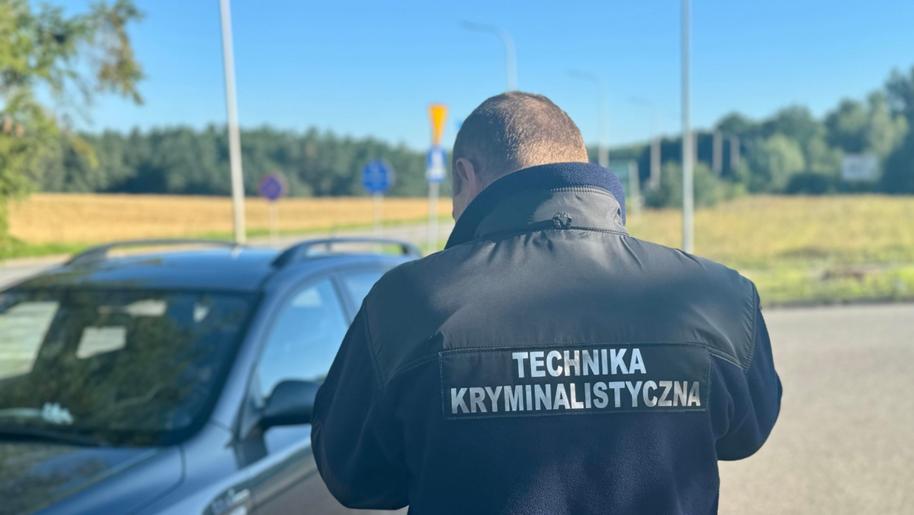 Technicy kryminalistyczni z pomorskiej policji