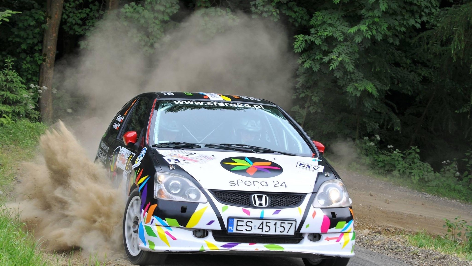 Pierwsza rajdówka Miko - Honda Civic Type R