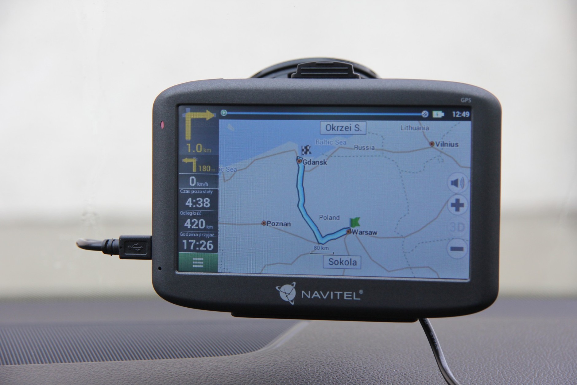 Navitel_E500_podgląd_trasy