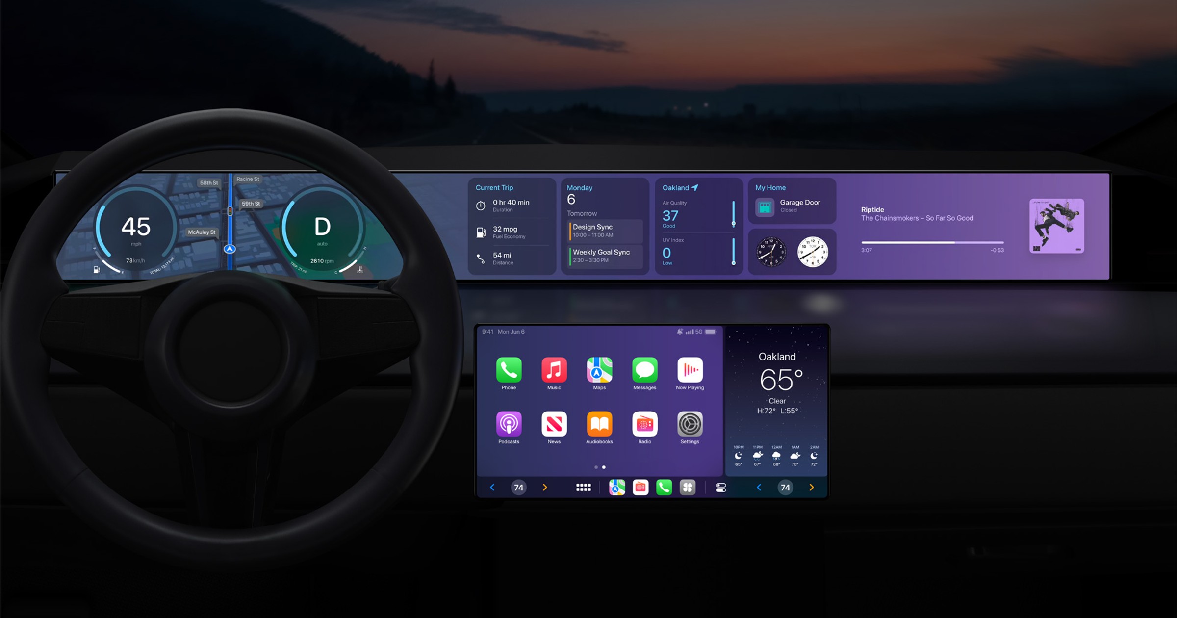 Apple iOS 16 i nowy tryb CarPlay
