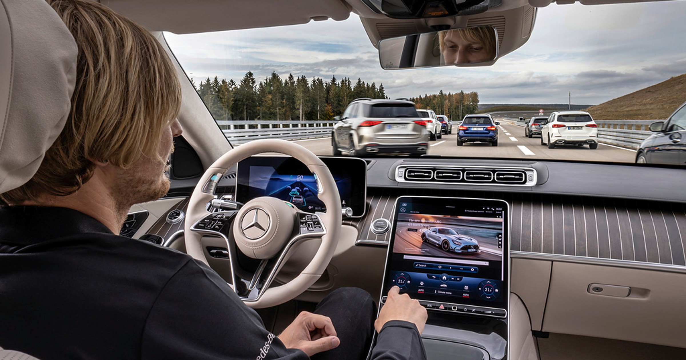 Mercedes klasy S z systemem Drive Pilot