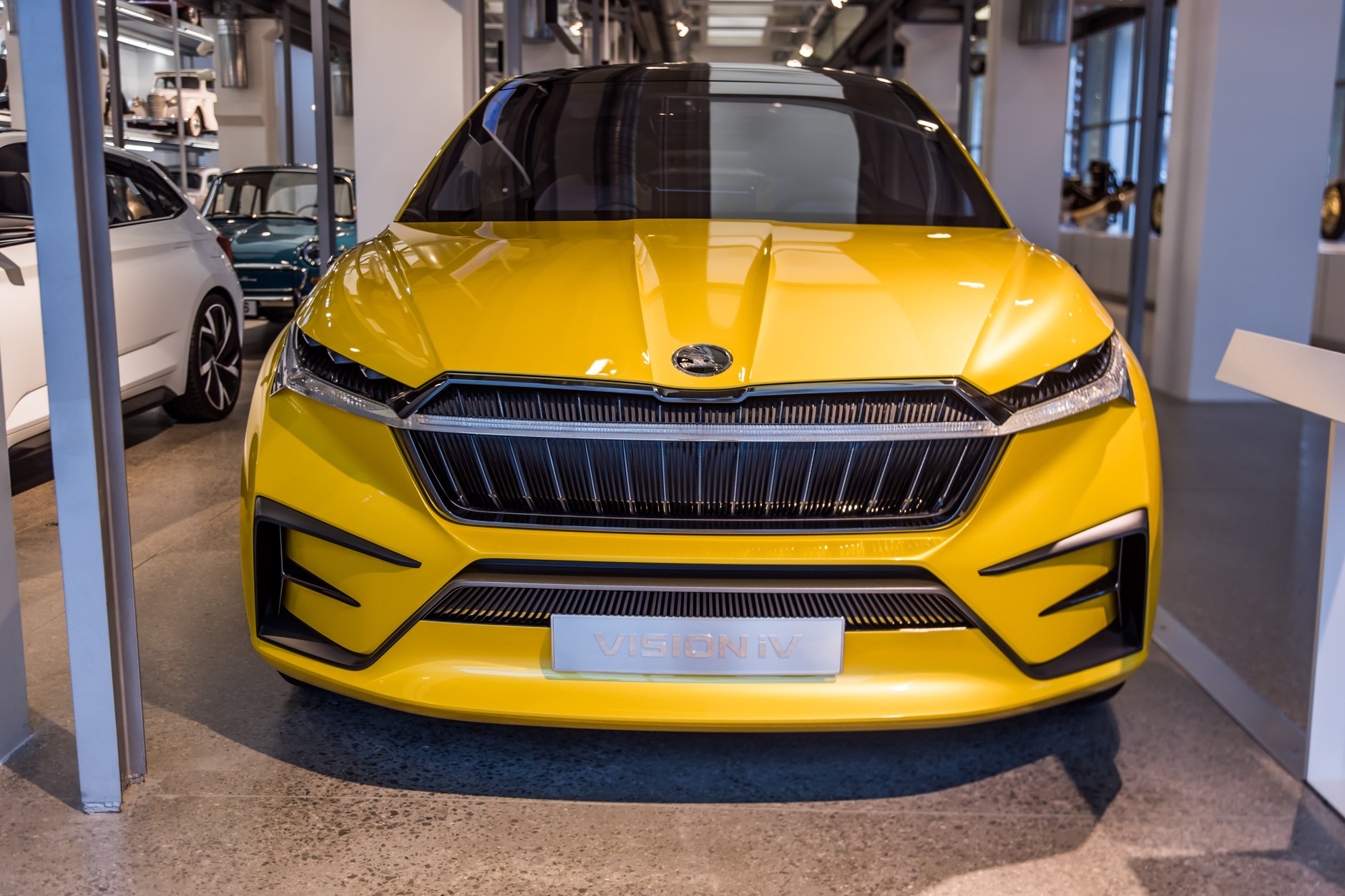 ŠKODA Vision iV w Muzeum w Mladá Boleslav
