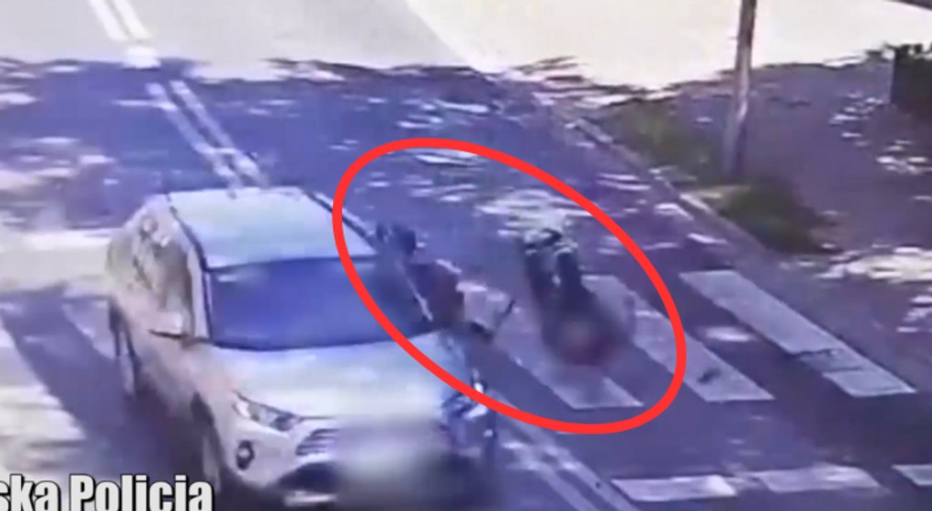 Potrącenie inwalidy na pasach