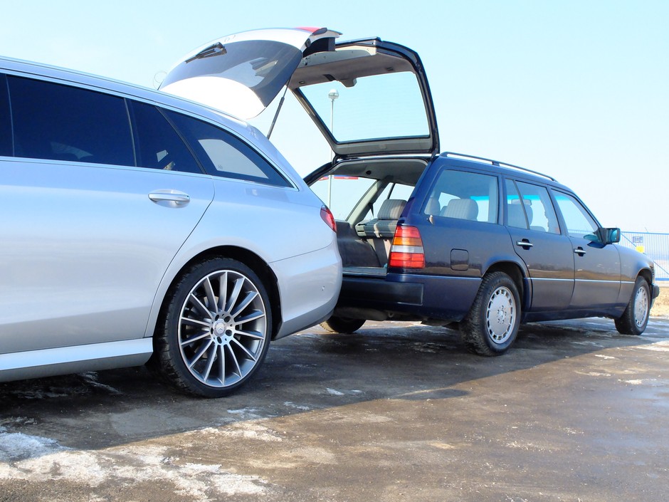 Mercedes klasy E - W213 Kombi (S213) i W124 Kombi (S124)