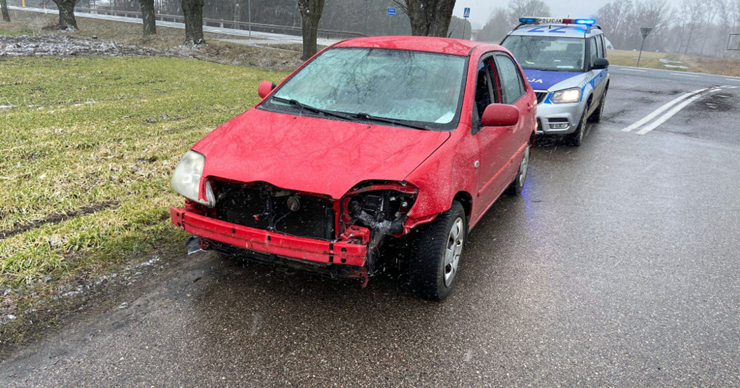 Niebezpieczna jazda w Mrozach zakończona mandatem
