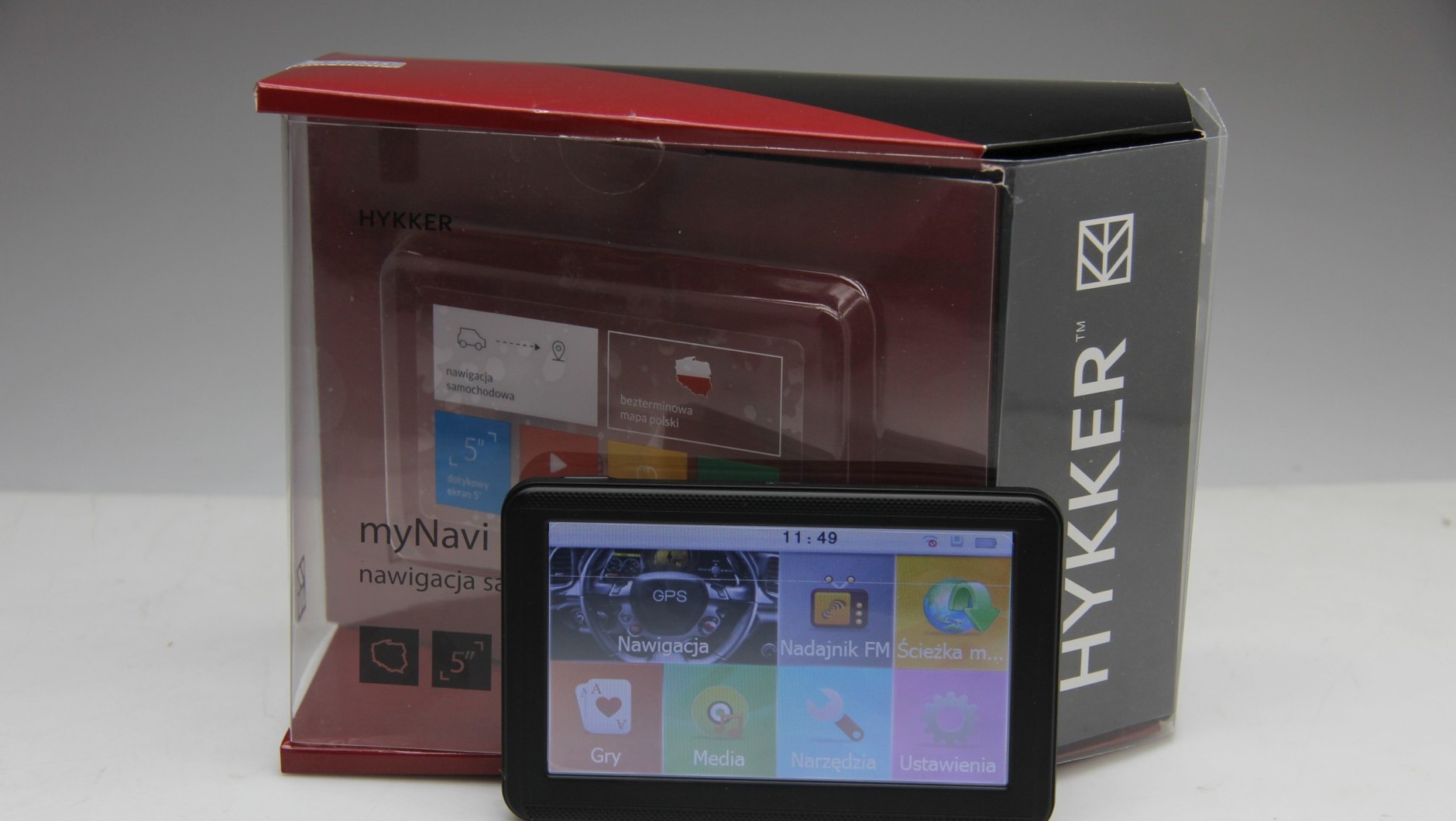 Nawigacja z Biedronki - Hykker myNavi 5