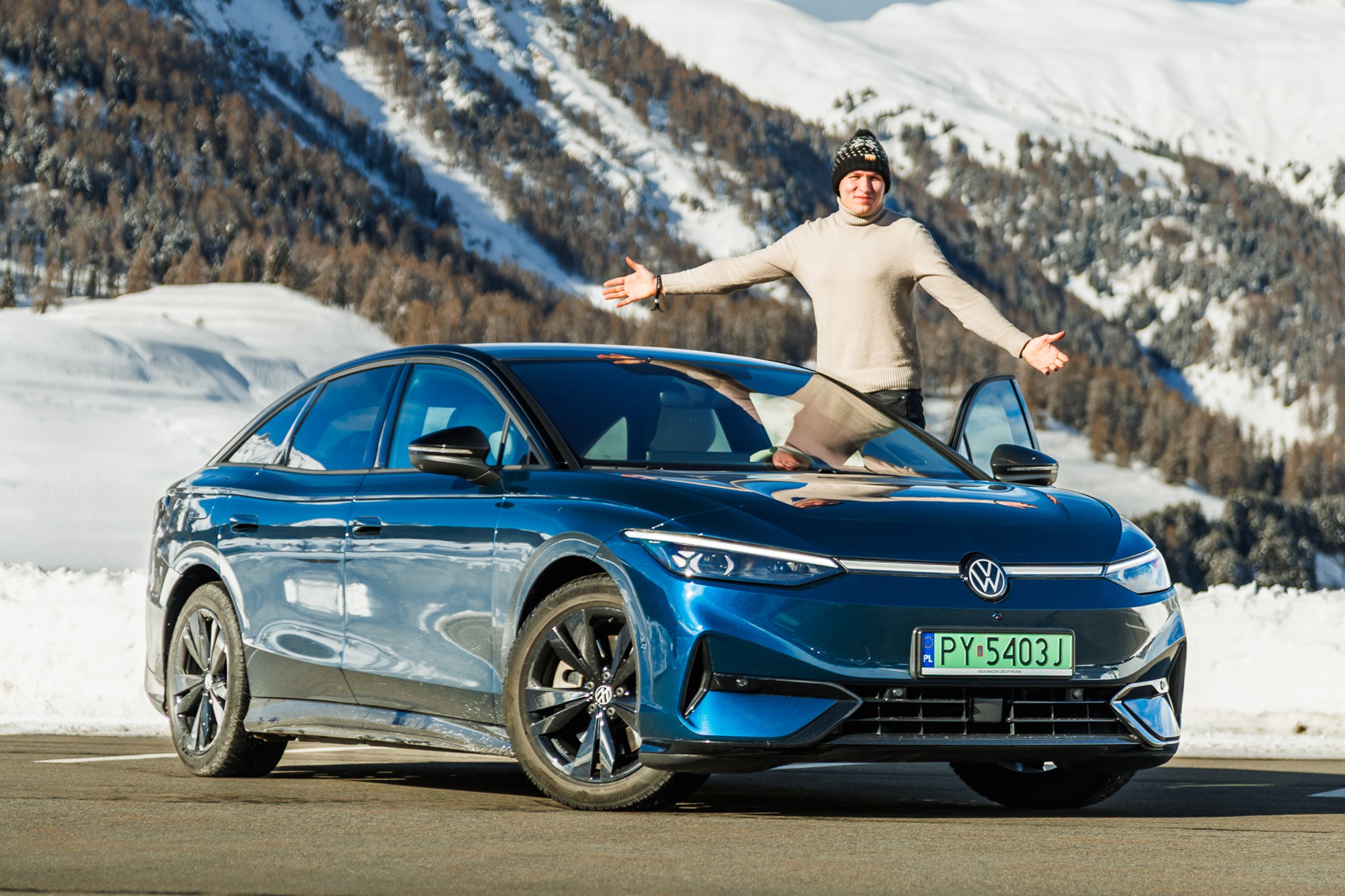 Przejechałem 4000 km elektrycznym Volkswagenem w największe mrozy. Jak się sprawował?