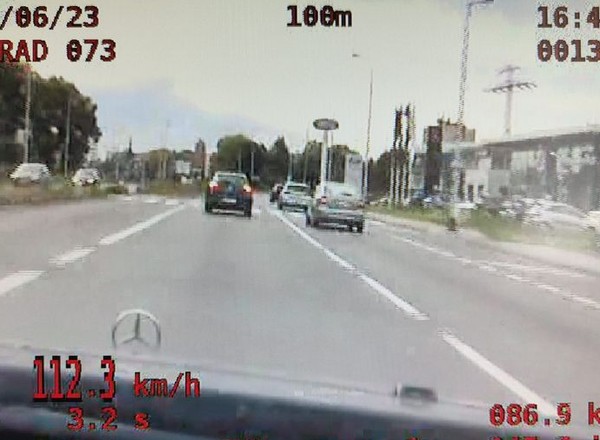Zatrzymali ją policjanci z grupy "Speed". Miała "zły dzień"