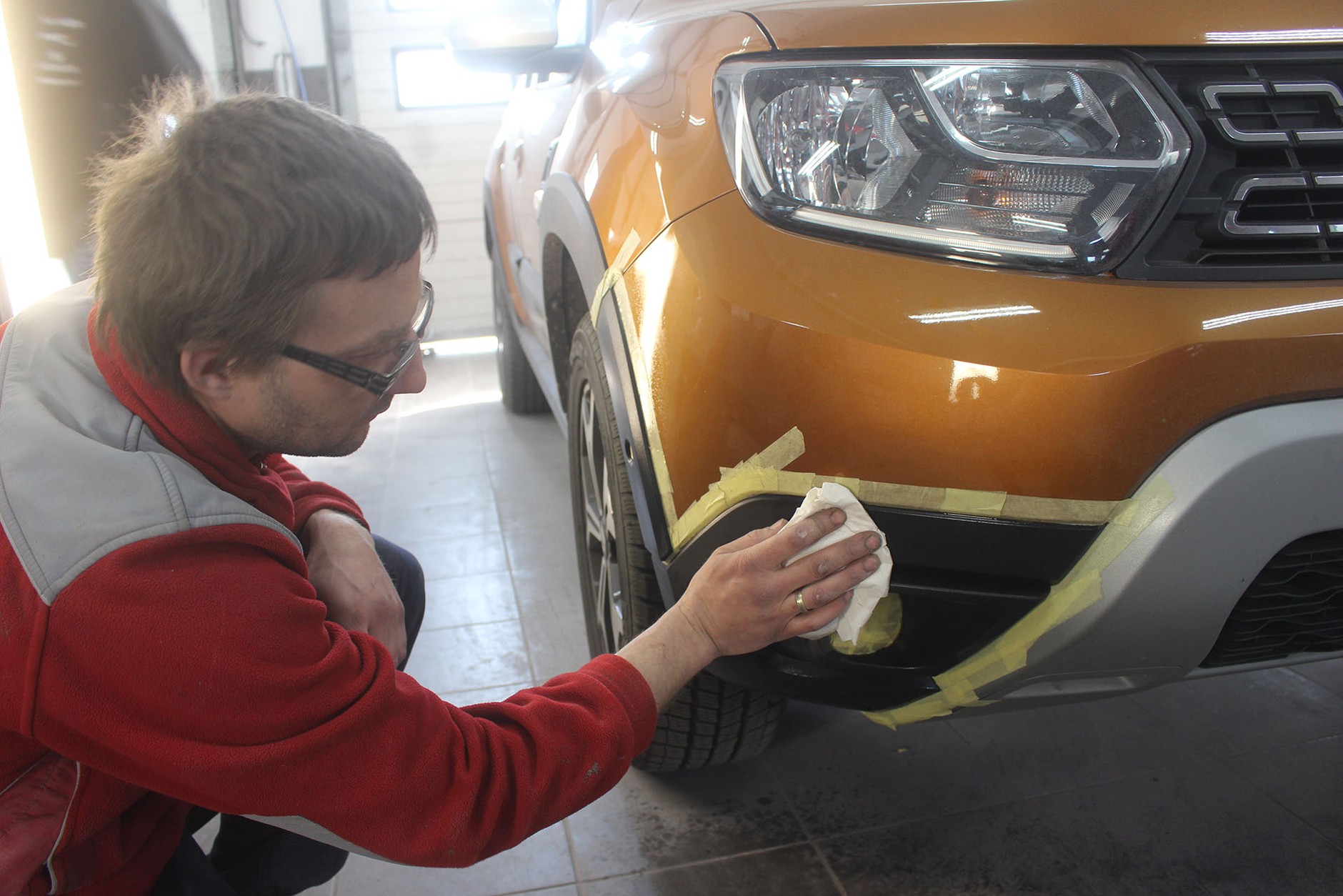 Porysowany zderzak można naprawić!