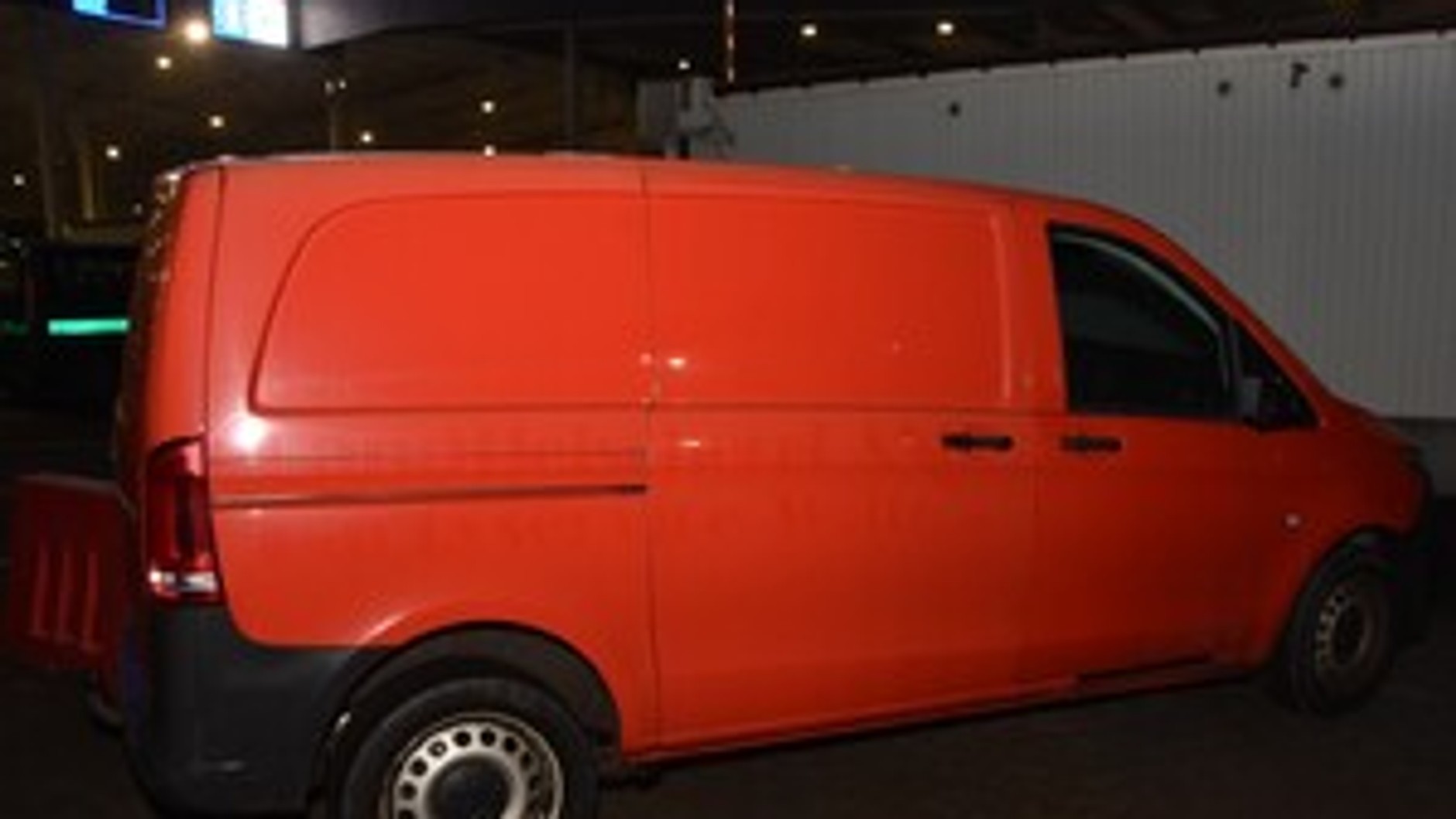 Mercedes odzyskany 24 grudnia na granicy w Korczowej