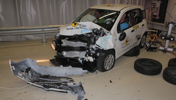 Crash-test Fiata Pandy