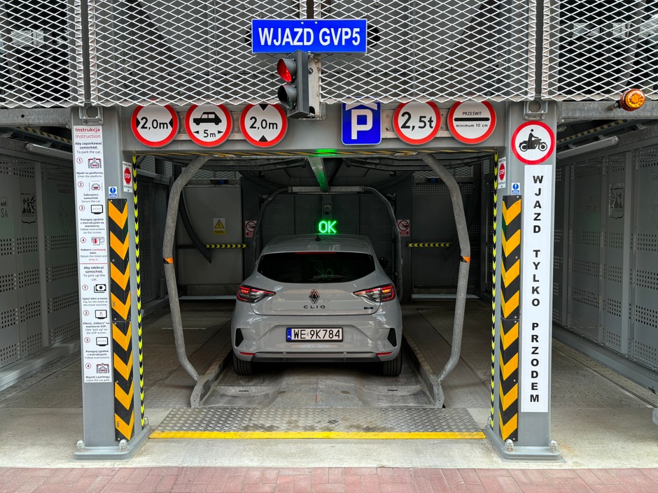 Parking automatyczny w Katowicach