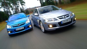 Opel Vectra C kontra Mazda 6 - moc podobna, różny charakter