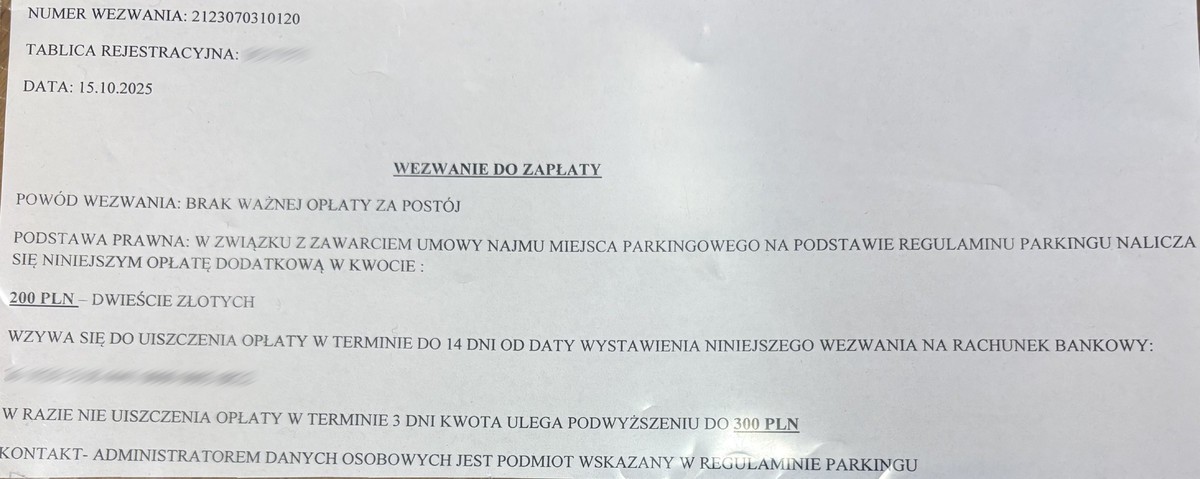 Takie wezwania zostawiali oszuści kierowcom w Cieszynie