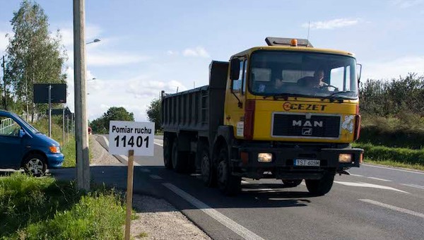 Natężenie ruchu – GDDKiA policzy wszystkie pojazdy