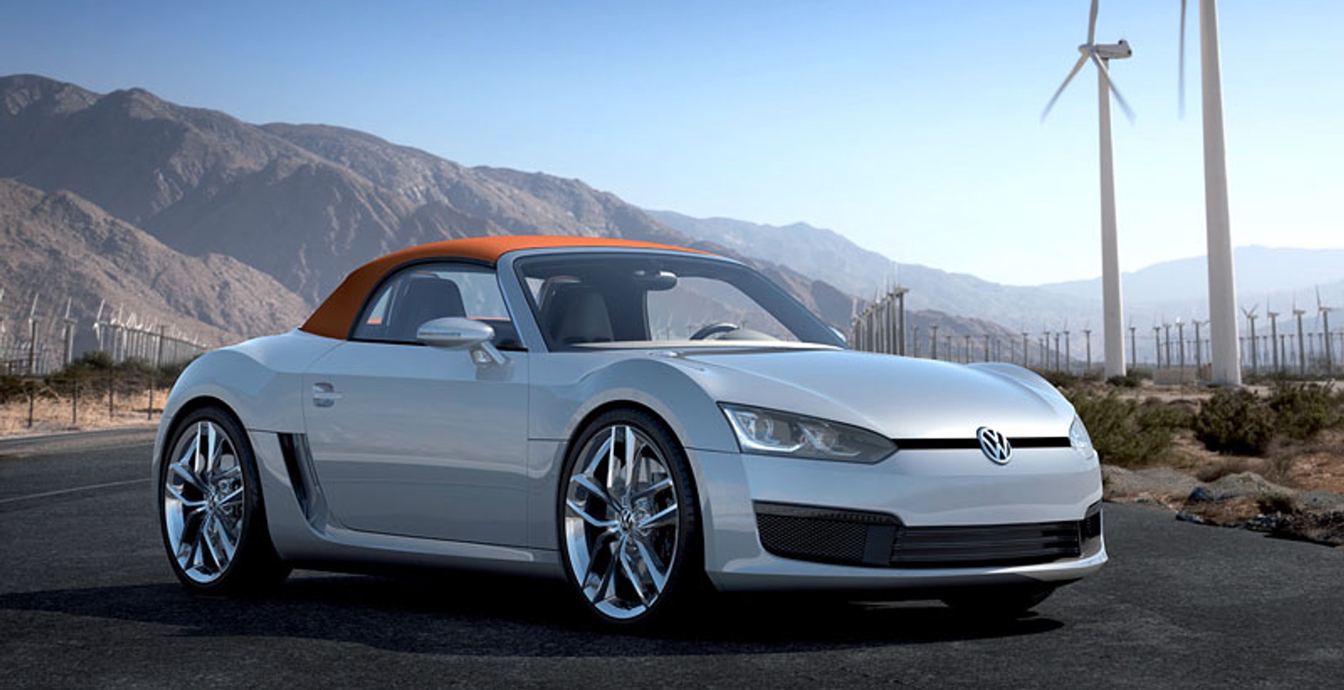 Detroit 2009: Volkswagen Concept BlueSport – mały roadster z dieslem przed tylną osią