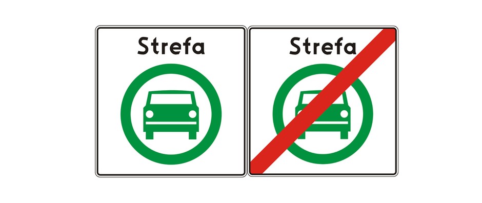 Strefa Czystego Transportu - znaki drogowe