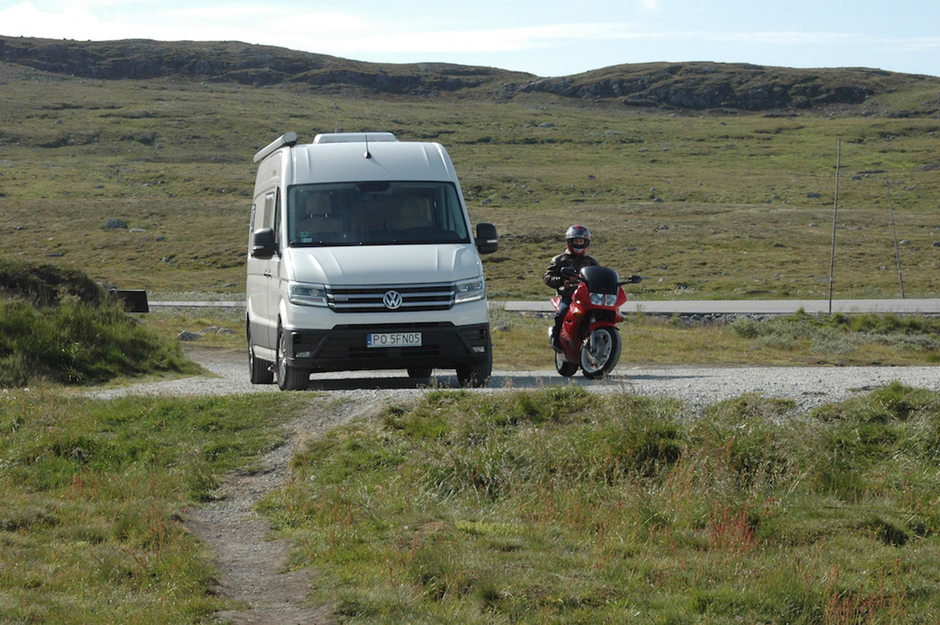 Volkswagen Crafter kamper – podróż po Norwegii