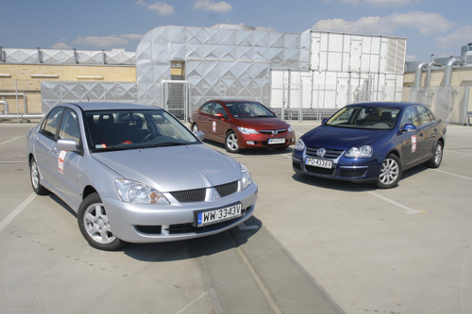 Honda Civic, Mittsubishi Lancer, VW Jetta -  Niby takie same, a jednak inne