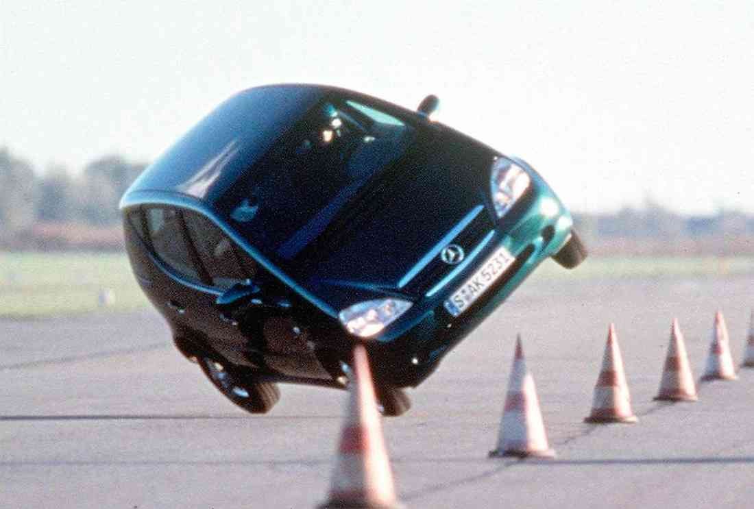 Mercedes klasy A test łosia
