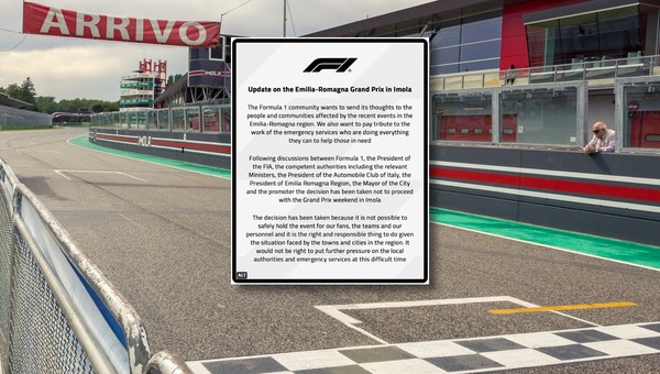 Grand Prix Emilii-Romanii odwołane. F1 nie miała innego wyjścia