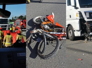 16-latek jechał pod prąd na S8. Wpadł prosto pod ciężarówkę