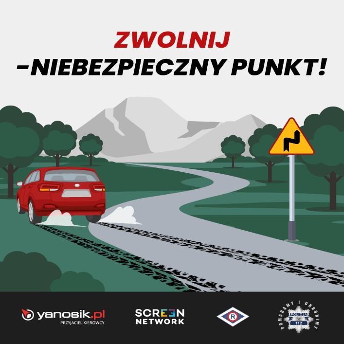 Akcja Zwolnij - niebezpieczny punkt!
