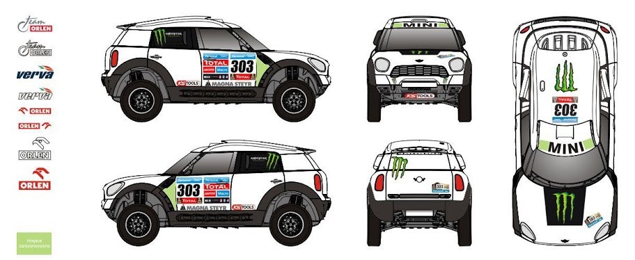 Hołowczyc wystartuje Mini w Rajdzie Dakar 2012