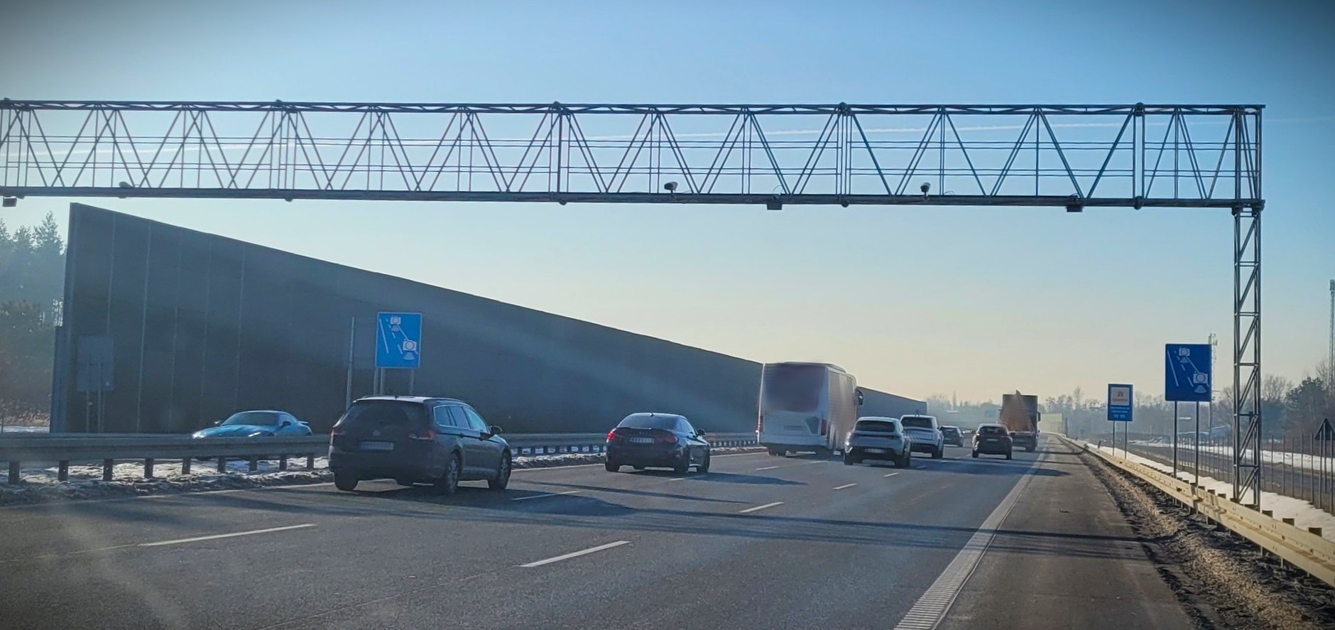 Odcinkowy pomiar prędkości na S8 na obwodnicy Nadarzyna