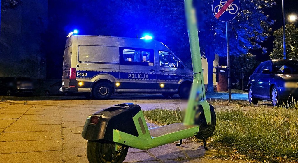 Gdynianin zapłacił 5 tys. zł mandatu za spowodowanie kolizji na hulajnodze