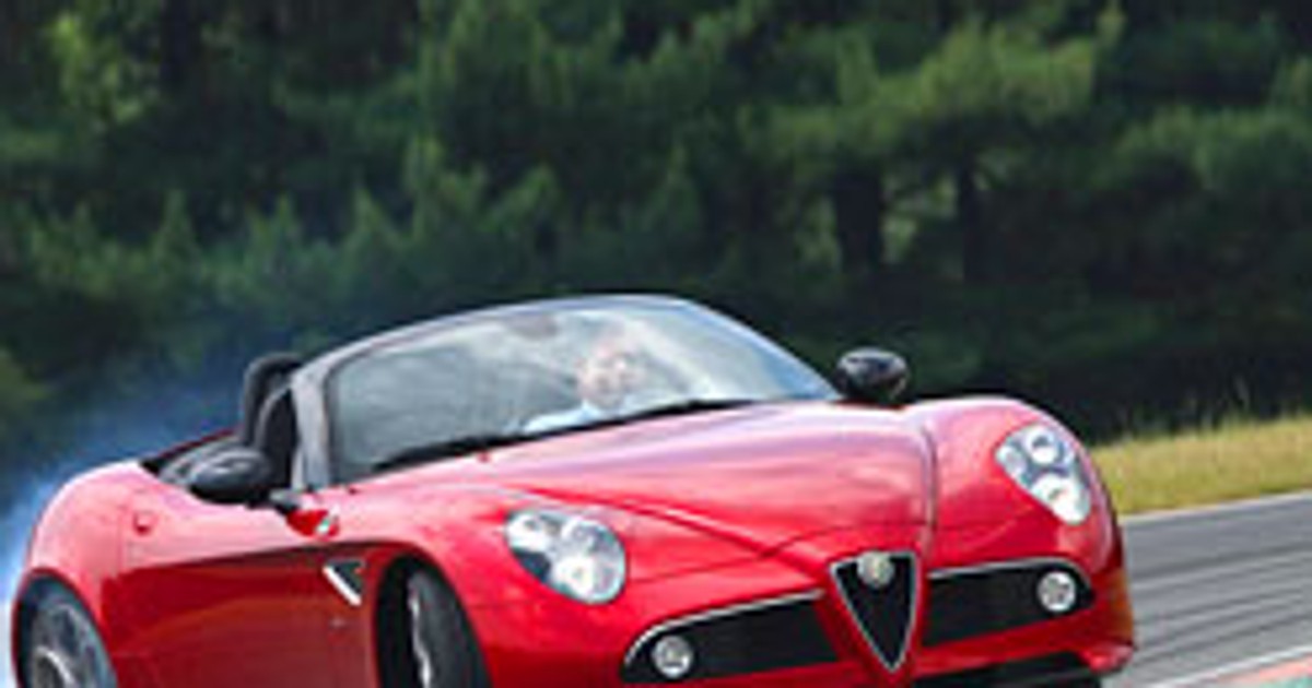 Alfa Romeo 8C Spider: pierwsze wrażenia z jazdy