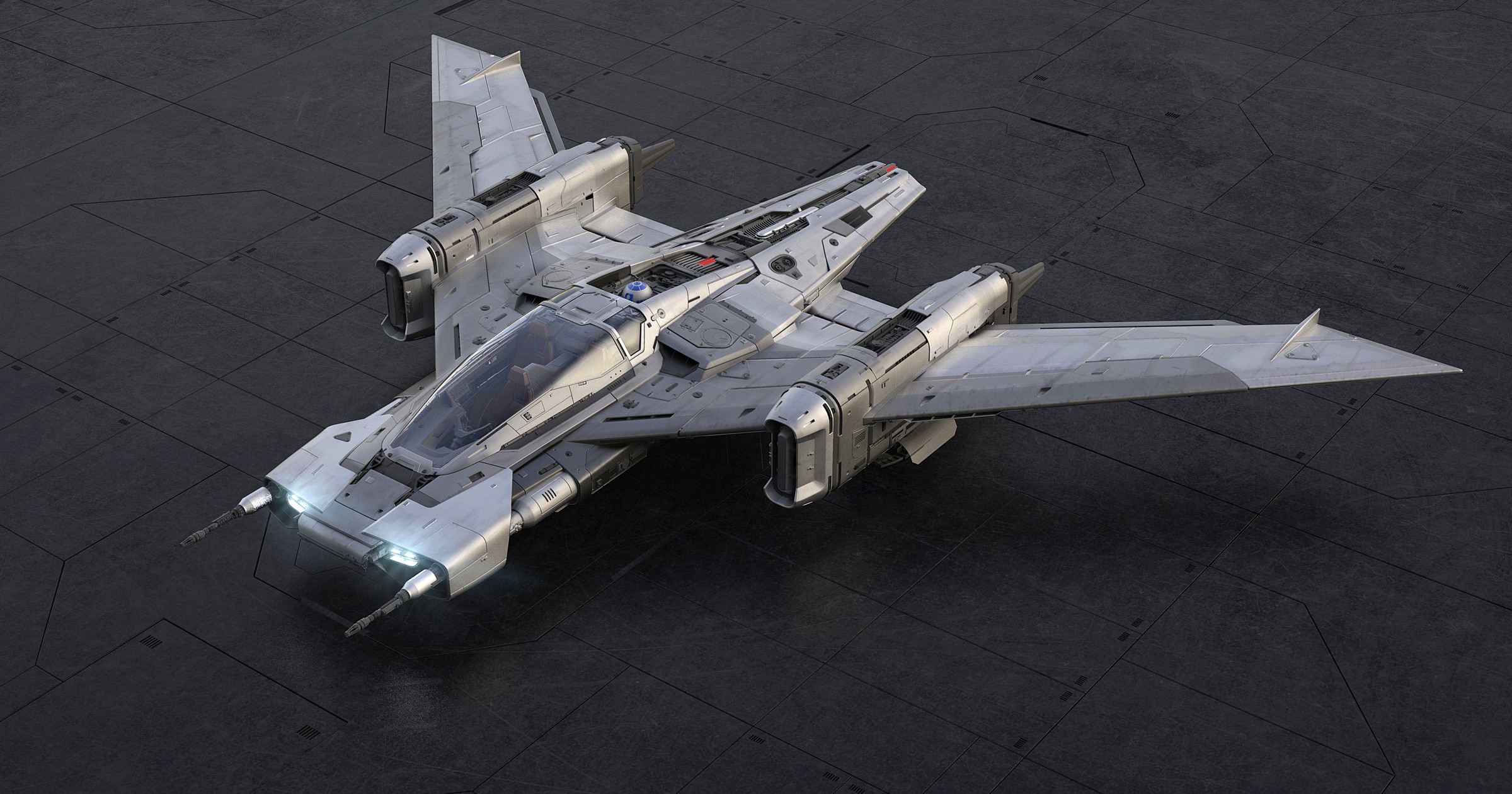 Porsche Tri-Wing S-91x Pegasus Starfighter