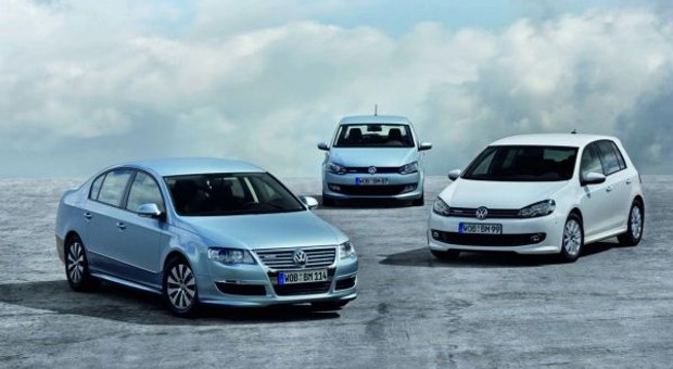 Trzy oszczędne Volkswageny