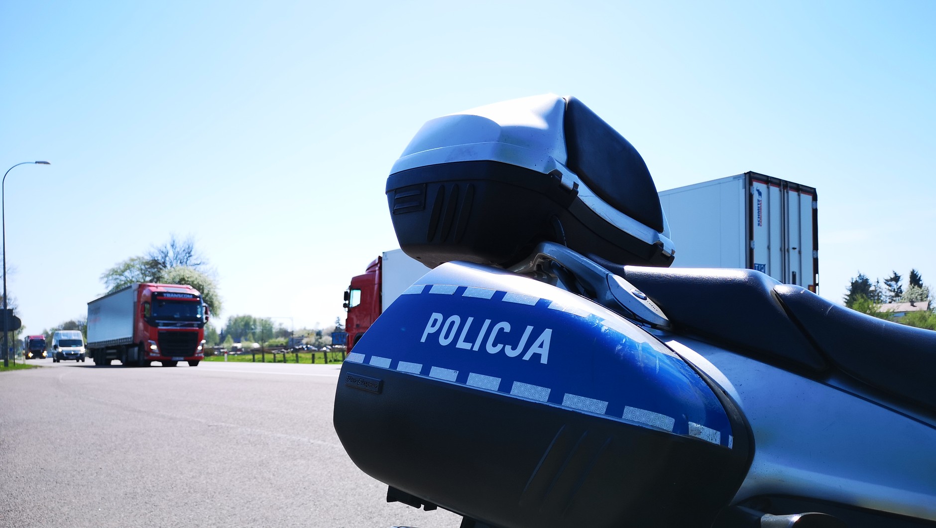 Kontrola drogowa w okolicach Siedlec