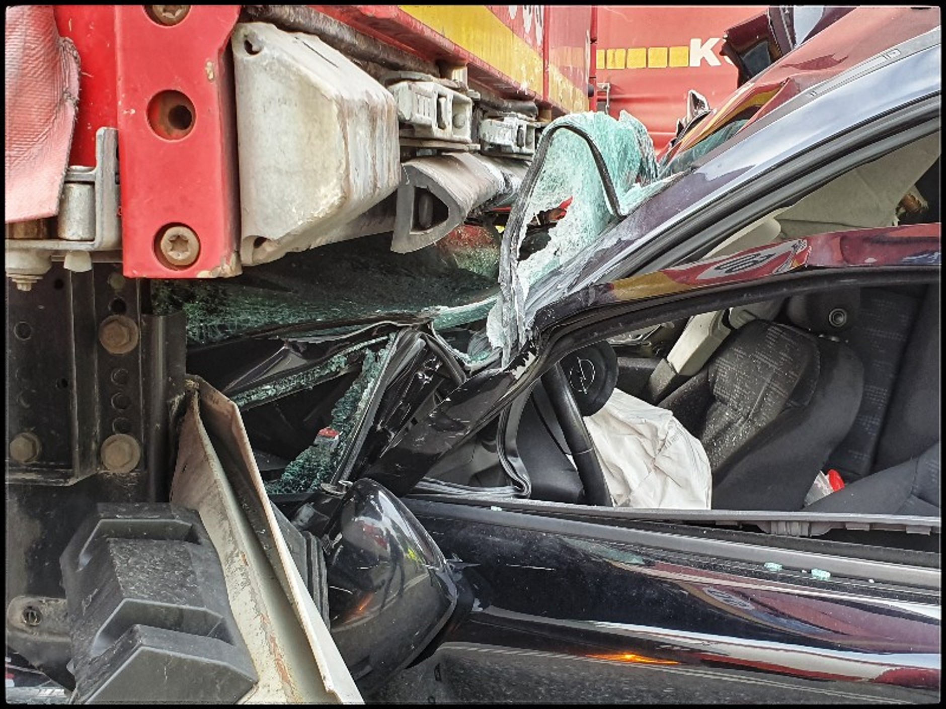 Wypadek na DK2 nieopodal Siedlec