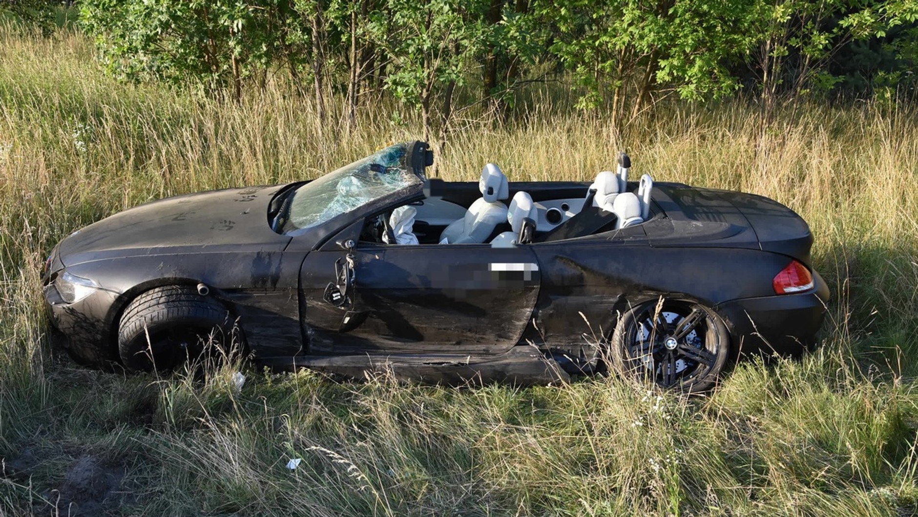Na obwodnicy Lubartowa zderzyły się dwa BMW