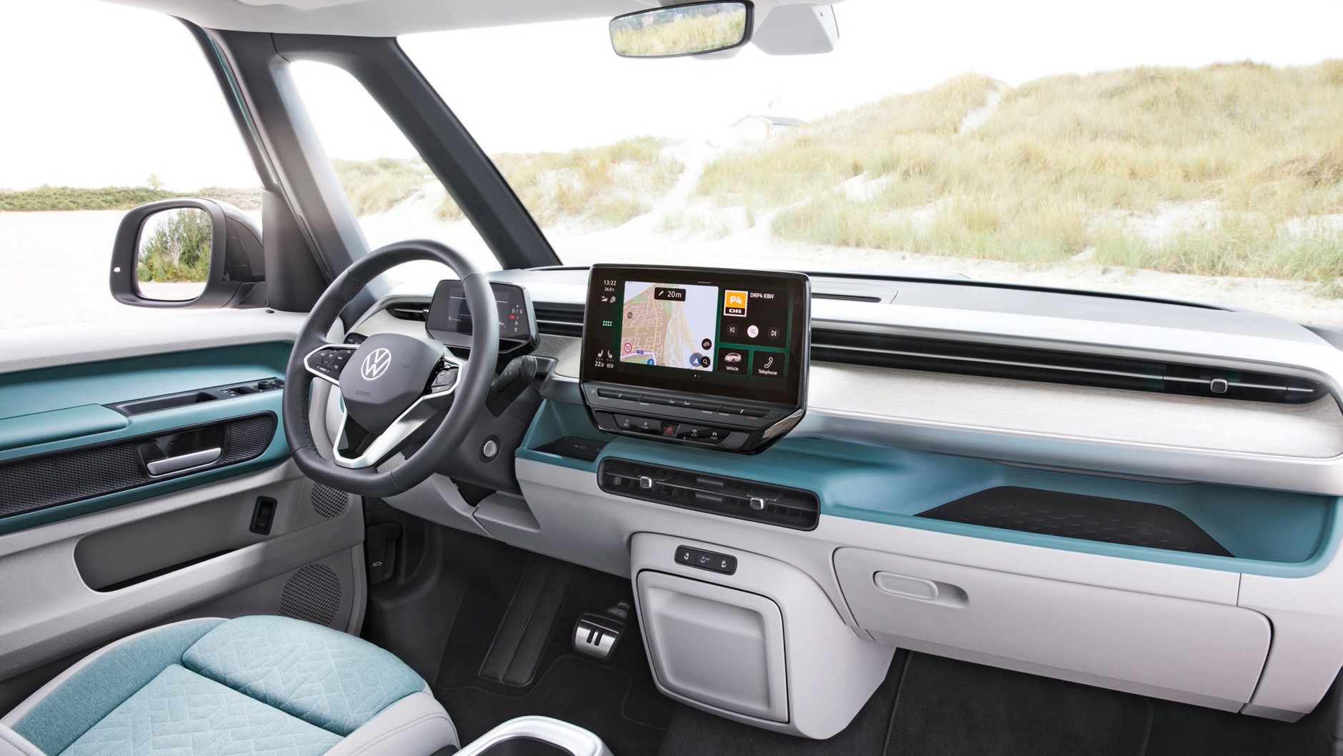 Dzięki zastosowaniu materiałów z recyklingu każdy ID.Buzz opuszcza fabrykę jako pojazd neutralny pod względem emisji CO2