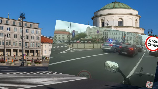 "Są równi i równiejsi" - komentują zdarzenie internauci (fot. Youtube/STOPCHAM)