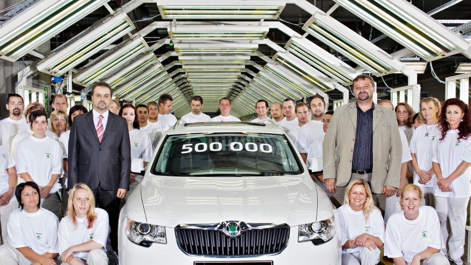 Škoda Superb razy 500 000 
