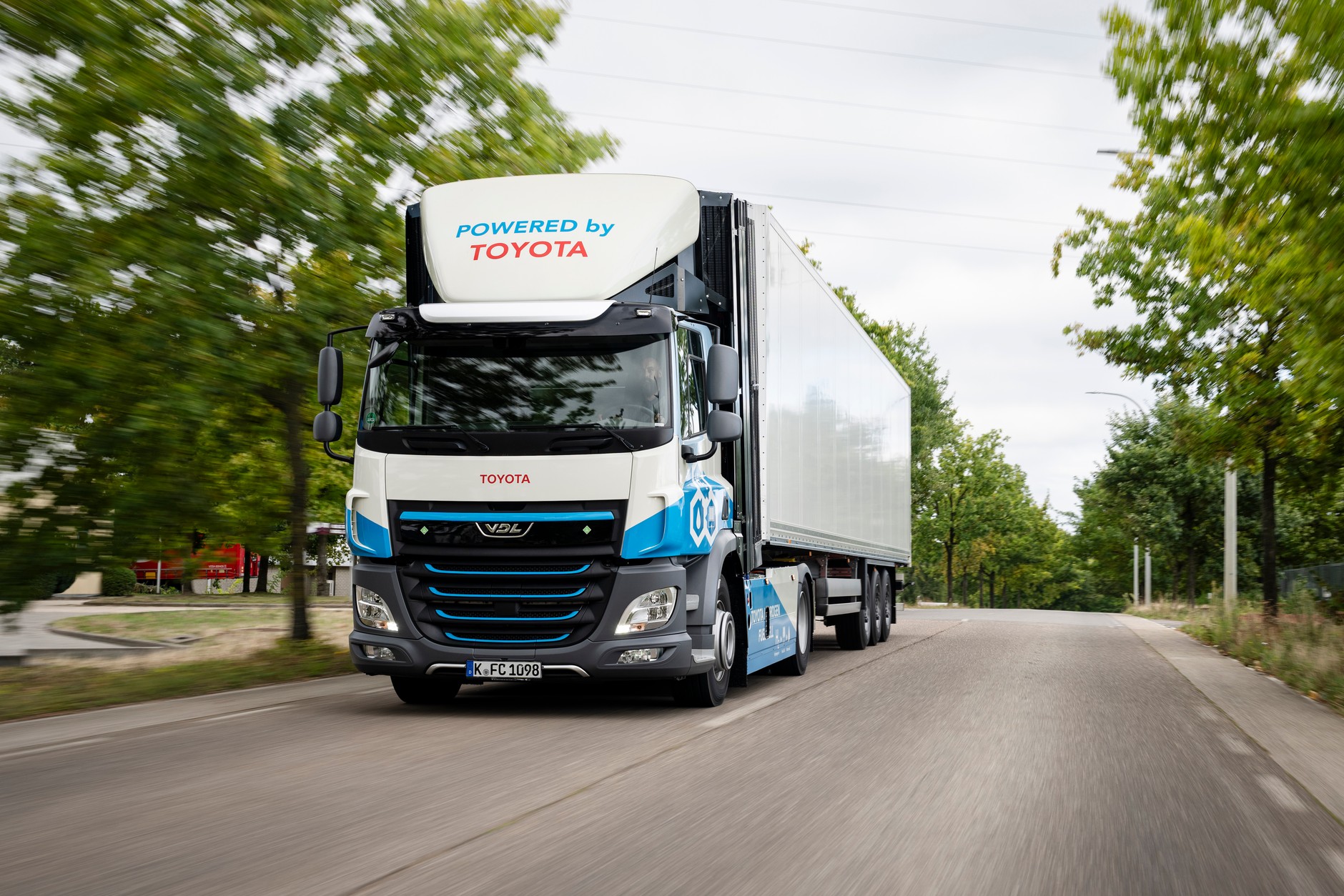 Wodorowa ciężarówka Toyoty i VDL marki DAF