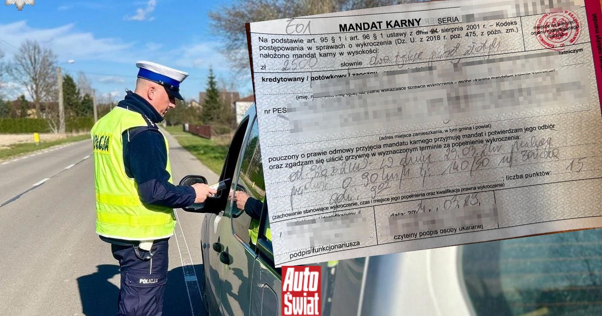Miał uprawnienia, ale nie miał dokumentu. Dostał 2 tys. zł kary i zakaz prowadzenia