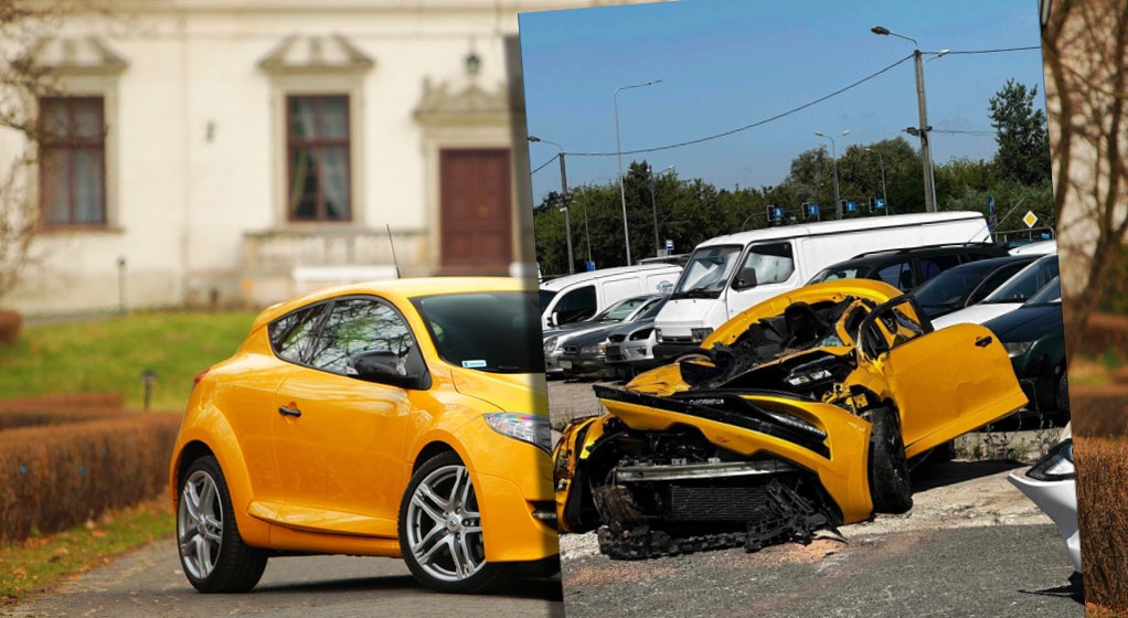 Rozbite Renault Megane RS