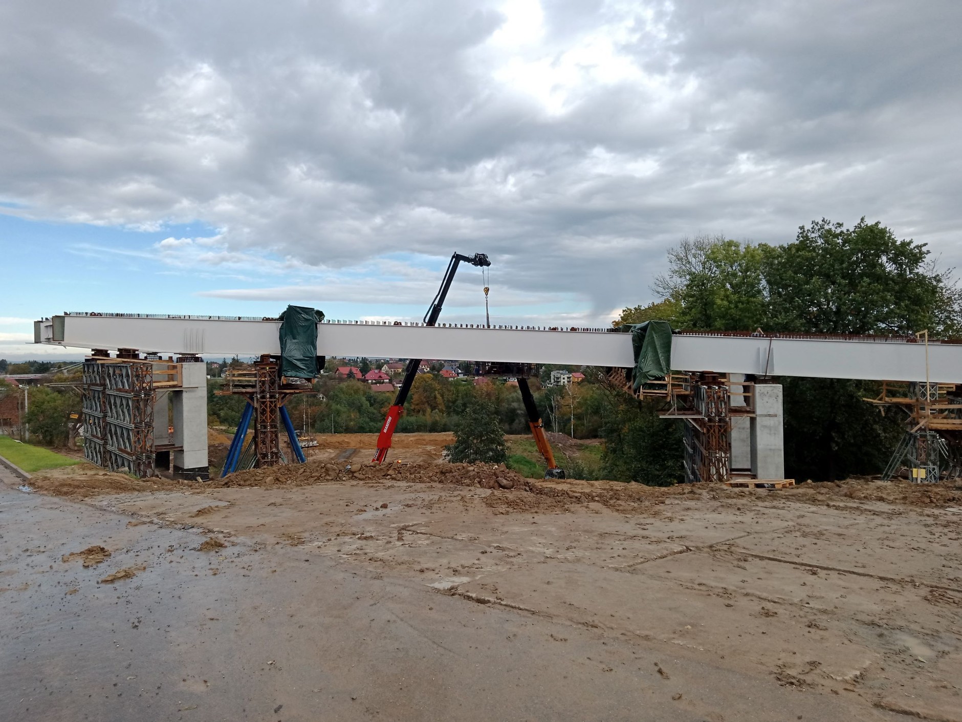 Budowa węzła drogowego na zakopiance w miejscowości Gaj