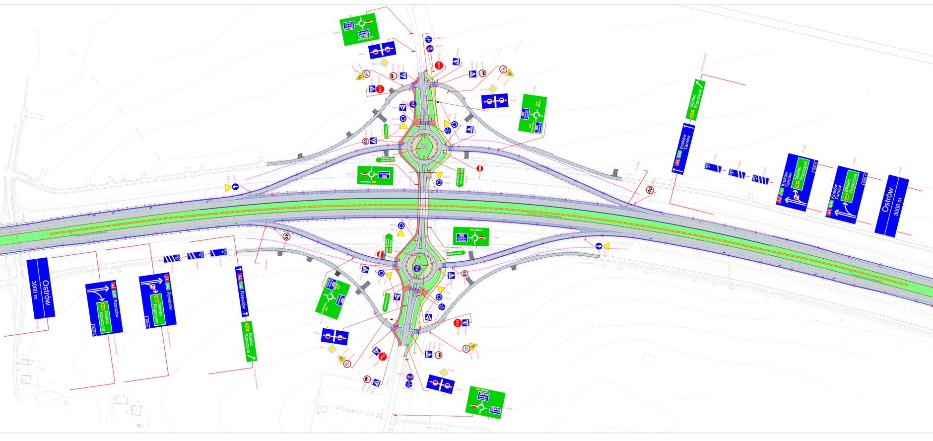9 ofert na budowę nowego węzła na autostradzie A4 w Ostrowie k. Ropczyc