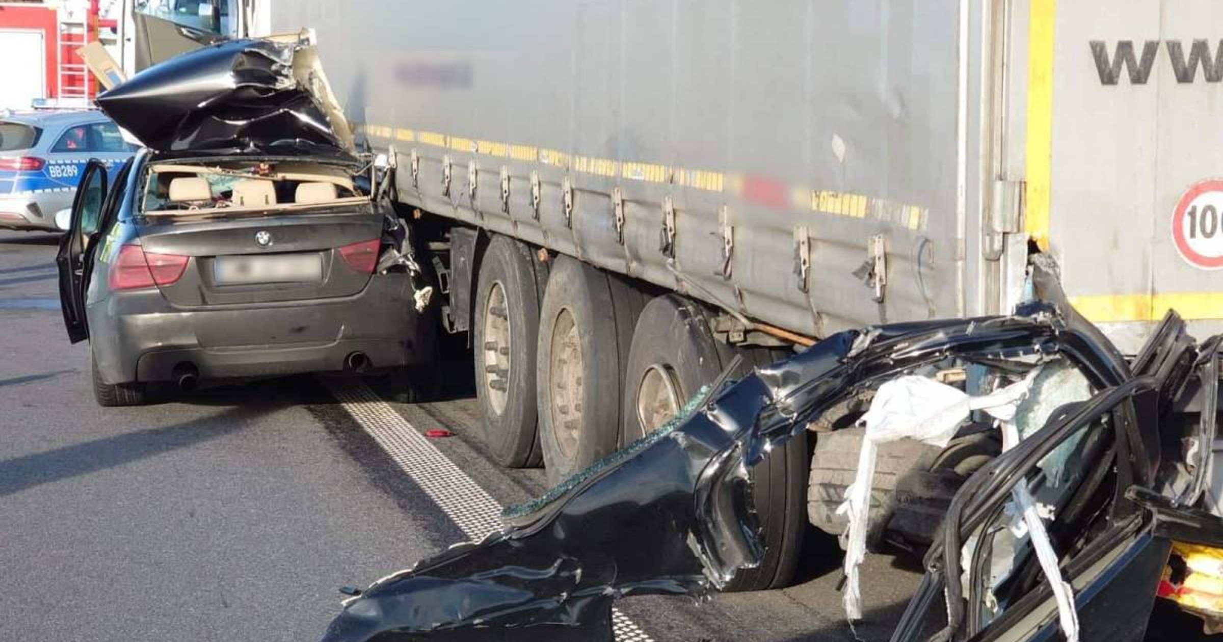Śmiertelny wypadek na autostradzie A4 w kierunku Wrocławia