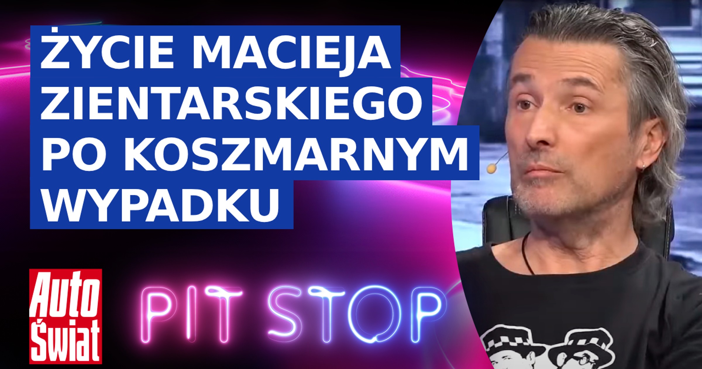 Maciej Zientarski w Auto Świat Pit Stop