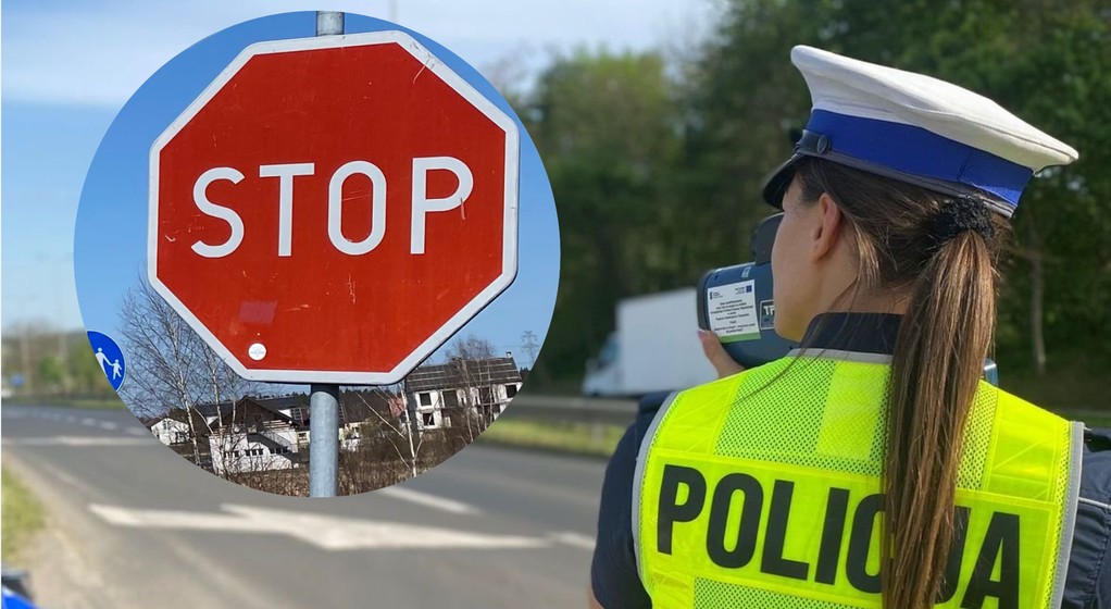Przed znakiem STOP łatwo o mandat