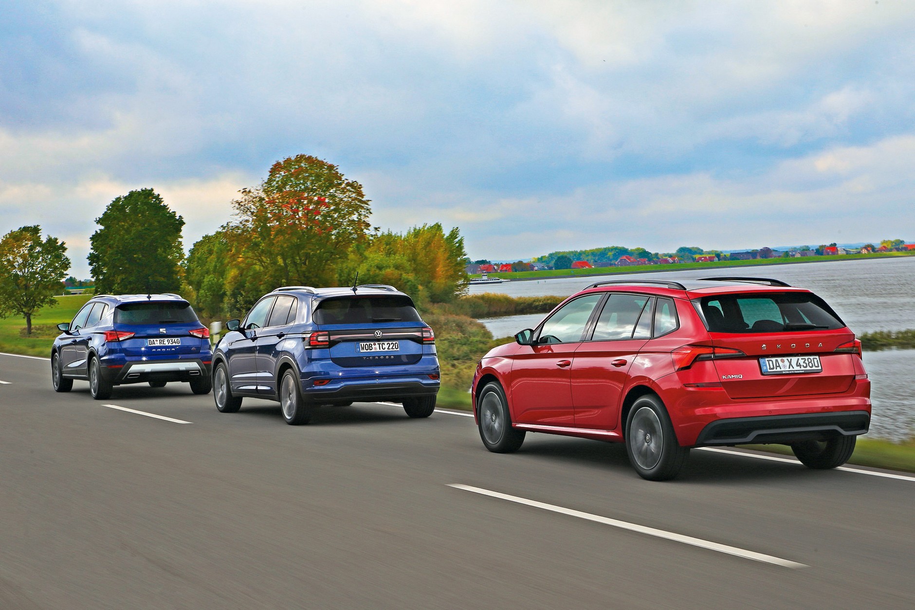 Porównanie: Seat Arona 1.0 TSI, Skoda Kamiq 1.0 TSI, Volkswagen T-Cross 1.0 TSI